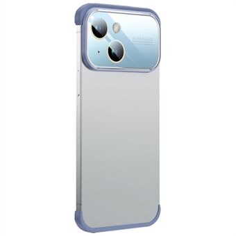 No-Back ohut puhelinkotelo iPhone 13:lle 6,1 tuuman TPU + akryylilinssisuojapuskurikotelo