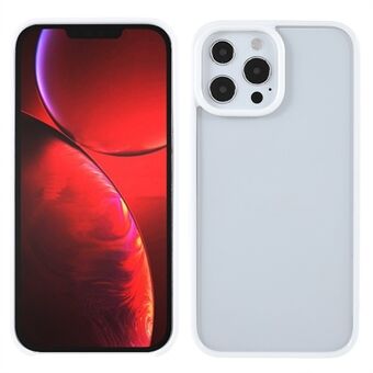 Pudotusta estävä kirkas akryylitausta + TPU Edge Slim suojaava puhelinkuori Apple iPhone 13 Pro - White