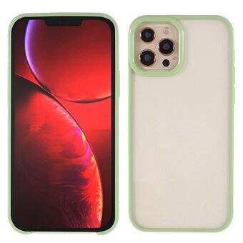 Pudotusta estävä kirkas akryylitausta + TPU Edge Slim suojaava puhelinkuori Apple iPhone 13 Pro - Light Green