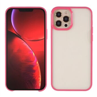 Pudotusta estävä kirkas akryylitausta + TPU Edge Slim suojaava puhelinkuori Apple iPhone 13 Pro - Rose