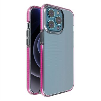 Stripes Frame Läpinäkyvä TPU puhelimen takakuoren kuori iPhone 13 Pro 6,1 tuumaa