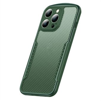 XUNDD Carbon Fiber Texture -puhelinkotelo iPhone 13 Pro 6,1 tuumaa, vahvistettu neljän kulman Scratch kestävä mattakuori integroidulla kamerasuojuksella