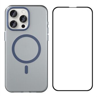 WANLONFENG LK1 Series iPhone 13 Pro:lle Magneettinen Kotelo TPU+PC Suojakuori Karkaistusta Lasista Tehdyn Näytönsuojan Kanssa