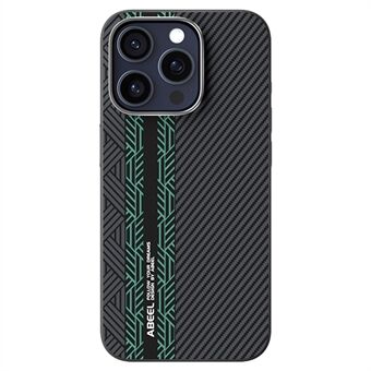 ABEEL iPhone 13 Pro -suojakuori PC + TPU + alumiiniseos + PU-nahkakuori, yhteensopiva MagSafe:n kanssa