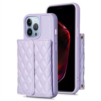 BF23-Style iPhone 13 Pro -korttikotelolle puhelinkotelo Kickstand PU-nahka + TPU-puhelimen kansi