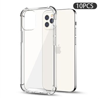 10 kpl Slim Fit 1,5 mm:n puhelinkuori iPhone 13 Pro , putoamissuoja, kirkas akryyli + TPU-kuoripuhelimen kuori