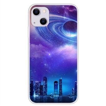 Kuviotulostus Cosmic Space Anti-Drop Pehmeä TPU-matkapuhelinkotelo iPhone 13 minille 5,4 tuumaa