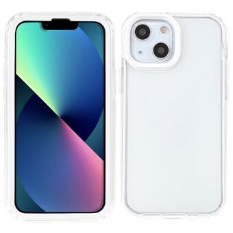 Putoamista estävä matkapuhelinsuoja, läpinäkyvä PC-takakuori + TPU-kehyspuhelinkotelo iPhone 13 mini - White