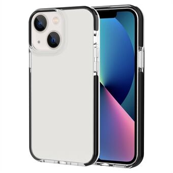 IPhone 13 mini 5,4 tuuman Slim Fit Iskunvaimennuspuhelimen kuori Musta Frame Frop Protection Kirkas TPU-paneelipuhelinkotelo