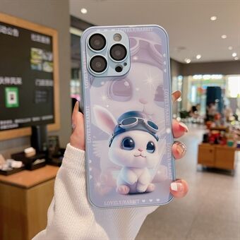 Puhelimen suojakuori iPhone 13 Pro Max Rabbit Pilot -kuviotulostukseen karkaistu lasi + TPU-kuori linssikalvolla