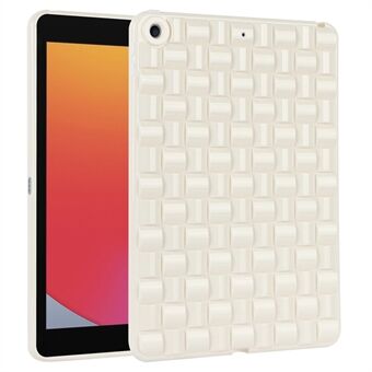 IPad 10.2 (2021) / (2019) / (2020) Soft TPU -kotelon suojaava tabletin kansi kudottu tekstuurin liukastumisenestokotelo