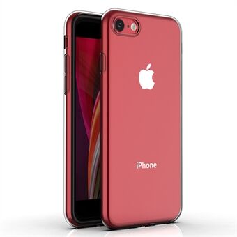 IPhone 8 / 7 / SE (2020) / SE (2022) pölynkestävälle matkapuhelinkotelolle Ultra Slim HD Clear Iskunkestävä joustava TPU-suojus