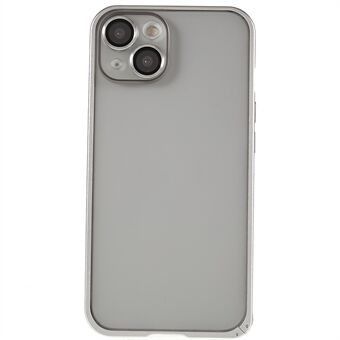 IPhone 14:lle Spring Buckle Metal Series Matte PC Back Suojaava Puhelinkotelo Metallikehys Pudotussuoja