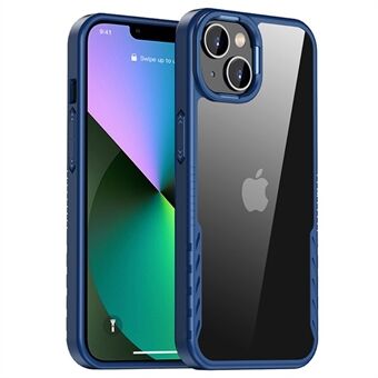 IPAKY iPhone 14:lle 6,1 tuuman Scratch TPU+PC-puhelinkotelo Ultra ohut takakansi Tuki Langaton lataus