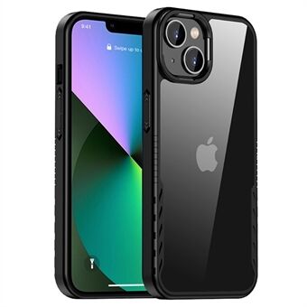 IPAKY iPhone 14:lle 6,1 tuuman Scratch TPU+PC-puhelinkotelo Ultra ohut takakansi Tuki Langaton lataus