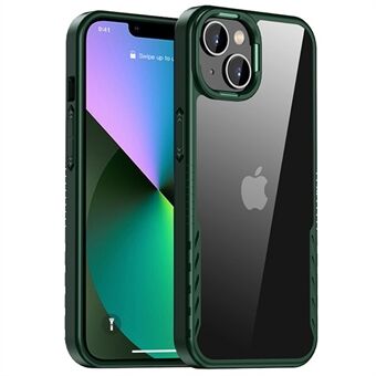 IPAKY iPhone 14:lle 6,1 tuuman Scratch TPU+PC-puhelinkotelo Ultra ohut takakansi Tuki Langaton lataus