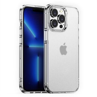 IPhone 14:lle 6,1 tuuman Scratch Slim Case PC+TPU Hybrid Matte Translucent Shell Iskunkestävä puhelimen kansi