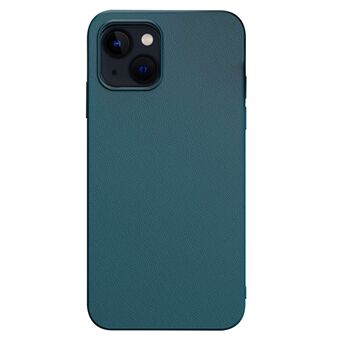 IPhone 14 6,1 tuuman sormenjälkiä estävä Litchi Texture Iskunkestävä PU-nahka + TPU-puhelimen kotelo