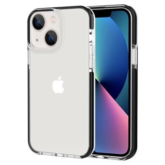 Kaksivärinen design-puhelinkotelo iPhone 14:lle 6,1 tuumaa, kirkas pehmeä TPU-matkapuhelimen suojus Scratch kuori