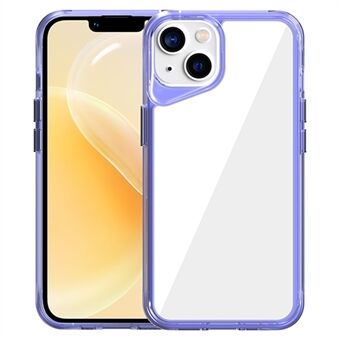 iPhone 14 Clear Case TPU+PC+PMMA Hybrid Phone Cover -suojakuori