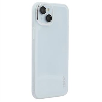 ENKAY HAT PRINCE iPhone 14 -kuori Mattapintainen TPU-puhelimen suojakuori linssisuojakalvolla