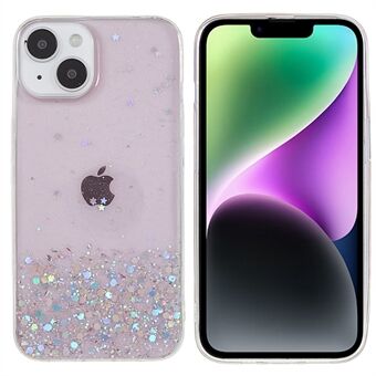 IPhone 14 Starry Sky Epoxy Sparkle -puhelimen kotelon suojus Pehmeä TPU-iskua vaimentava takakansi