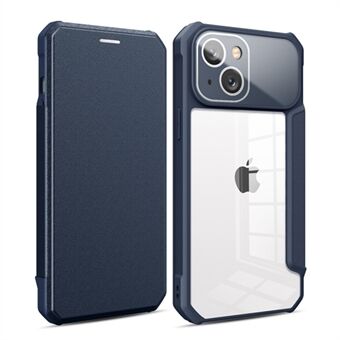 IPhone 14 Business Style Magneettisesti suljettavalle puhelinkotelolle Korttipidike PU-nahka+TPU+PC- Stand Iskunkestävä kansi