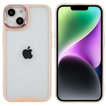 Paksu puhelinkotelo iPhone 14:lle, galvanoitu linssin runko TPU + akryylisuojakotelo