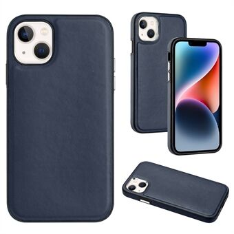 YB Leather Coating Series-6 iPhone 14 -matkapuhelimen suojakuori Scratch PU-nahka + TPU-kotelo