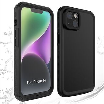 IP68 vedenpitävä kotelo iPhone 14 TPU+PC+PET snorklauspuhelinkotelolle vedenalaisen sukelluspuhelimen suojakuori