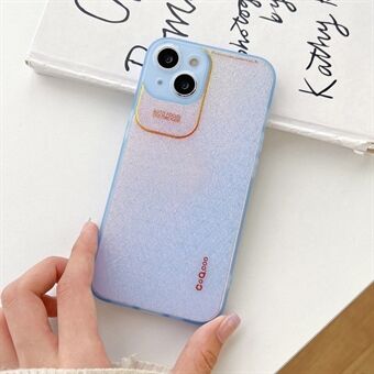 Q.COO Aurora Series for iPhone 14 Case TPU+PET Pudotussuojalla Varustettu Puhelimen Kuori