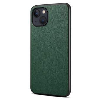 iPhone 14 Kotelo PU+TPU+PC Vasikkanahkaero Matkapuhelimen Takakuori