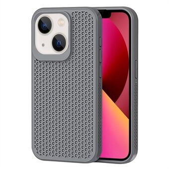 iPhone 14 Lämmönpoistokuori PC+TPU Hengittävä Ontto Puhelimen Suojakuori