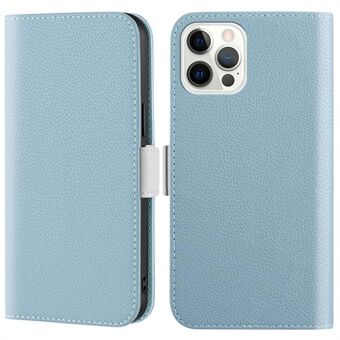 IPhone 14 Pro :lle 6,1 tuuman Candy Color PU-nahkainen seisontakotelo Litchi Texture Wallet Stand puhelimen suojus