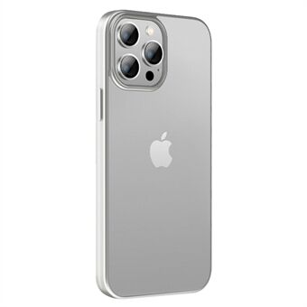 X-LEVEL iPhone 14 Pro 6,1 tuuman Nature Color -sarjan putoamisen estävälle puhelinkotelolle Korkean läpäisevyyden TPU + galvanointikehys Scratch takakansi