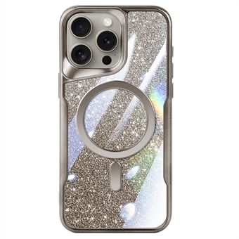 iPhone 14 Pro Kuori yhteensopiva MagSafe TPU + PC liukuvärinen glitter-matkapuhelimen suojakuori