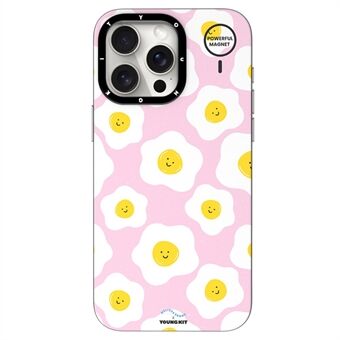 YOUNGKIT Mousse-sarja iPhone 14 Pro -kuorelle IMD-kuviolla PC+TPU-magneettiset puhelinkotelot - MUScx003