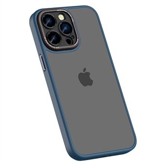 IPhone 14 Pro Matte Hard PC Soft TPU -hybridikotelo metallikameran linssin suojaava ihokosketuspuhelimen suojus