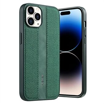 X-LEVEL iPhone 14 Pro -kuori Nahka+TPU Kankaan tekstuurinen iskunkestävä puhelinkotelo