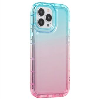 Iskunkestävä kotelo iPhone 14 Pro Gradient Color TPU -puhelinkotelolle Pudotusta estävä ohut suojus