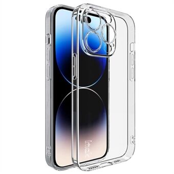 IMAK UX-5 Series iPhone 14 Pro Joustava TPU-puhelinkuori Super läpinäkyvä pölynkestävä puhelinkotelo