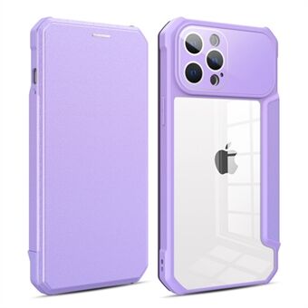 IPhone 14 Pro Business Style Magneettinen automaattisesti imeytyvä puhelinkotelo Korttitelineen Stand PU-nahka+TPU+PC täysi suojakuori