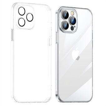 SULADA Crystal Steel -sarja iPhone 14 Pro :lle Lens Protection Pudotusta estävä Scratch kotelo TPU + karkaistu lasi takakansi