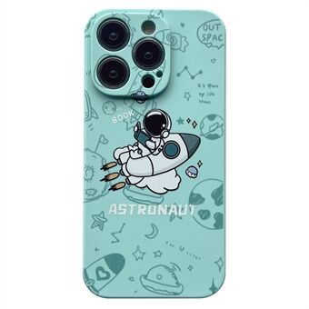 IPhone 14 Pro Astronaut Pattern TPU -puhelinkotelolle Pudotuksenkestävä älypuhelimen takakuori