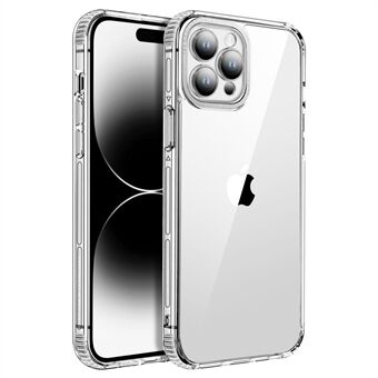 KSTDESIGN akryyli TPU-kuori iPhone 14 Pro putoamaton ohut puhelinkotelo lasilinssisuojalla