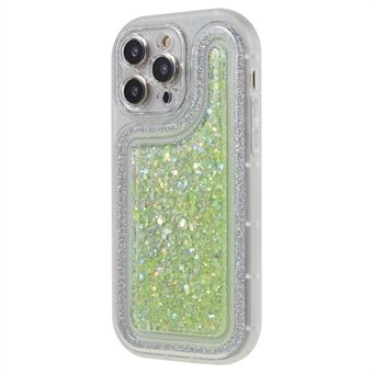 IPhone 14 Pro Glitter Sparkle Epoxy -puhelimen kotelolle TPU Suojaa Scratch - Kestävä kansi