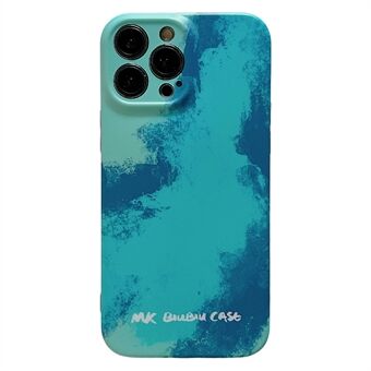 IPhone 14 Pro Matte -puhelinkotelolle IMD Paint Pattern Pehmeä TPU-takakuori