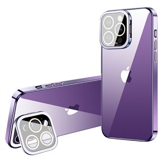 IPhone 14 Pro Galvanoitu puhelinkotelo Lasikamera Filmijalustalle Pehmeä TPU-suojus