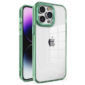 IPhone 14 Pro Crystal -sarjan putoamissuojalle Takakansi Läpinäkyvä PC+TPU-puhelinkotelo