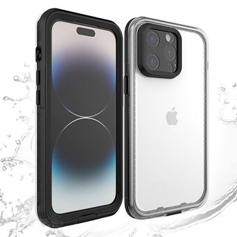 TPU+PC+PET vedenalainen sukelluskotelo iPhone 14 Pro IP68:lle vedenpitävä snorklauspuhelimen kansi